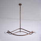 Tryst Chandelier - 3 lights ∅ 44.9″ x H 17.7″Antique BrassBlushlighting