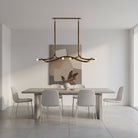 Tryst Chandelier - 3 lights ∅ 44.9″ x H 17.7″Antique BrassBlushlighting
