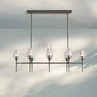Tuilpl Linear Chandelier 52'' 65''-52''-Matte Black-
