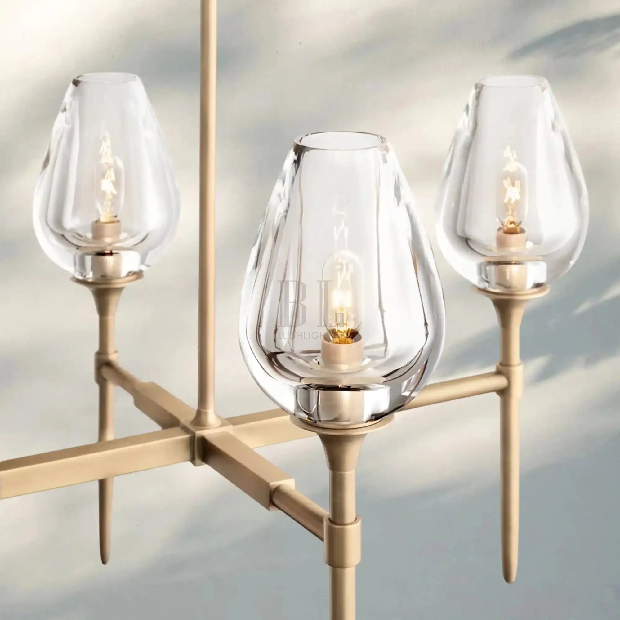 Tuilpl Linear Chandelier 52'' 65''-