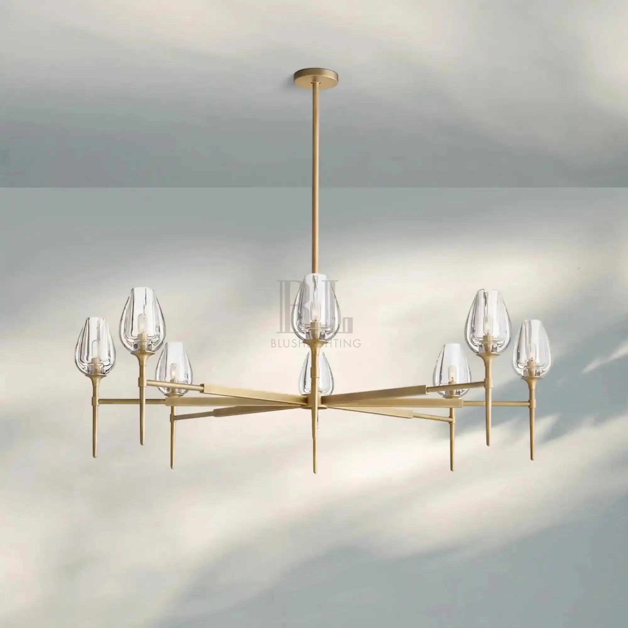 Tuilpl Round Chandelier 27‘’ 42‘’ 54‘’-