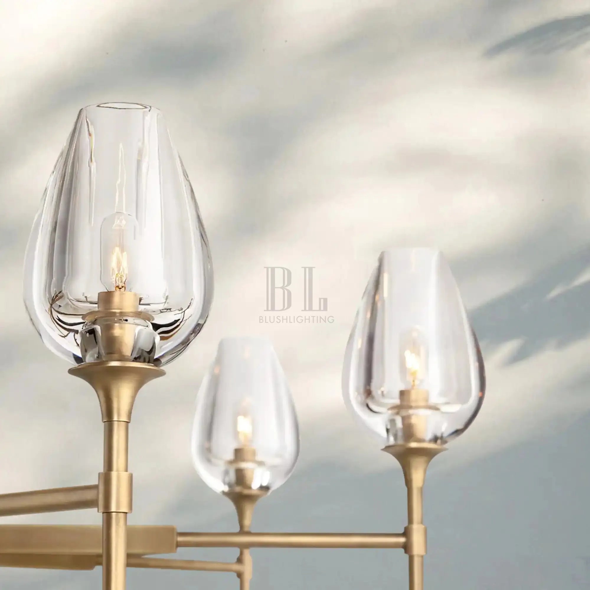 Tuilpl Round Chandelier 27‘’ 42‘’ 54‘’-