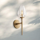 Tuilpl Short Wall Sconce-Brass-
