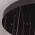 Twisted Ring Led Light Chandelier for High Ceiling - GoldWarm Light 3000KBlushlighting