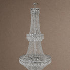 Two-Tier Square Diamond Round Pendant 780 - Silver - Blushlighting
