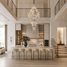 Universo Crystal Halo Chandelier - Φ800*H1500mmBlushlighting
