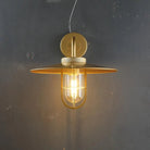 Utilitaive Barn Outdoor Wall Sconce — Indusrrial Metal Wall Light Fixture - BronzeBlushlighting