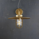 Utilitaive Barn Outdoor Wall Sconce — Indusrrial Metal Wall Light Fixture - BronzeBlushlighting