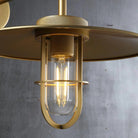 Utilitaive Barn Outdoor Wall Sconce — Indusrrial Metal Wall Light Fixture - BronzeBlushlighting