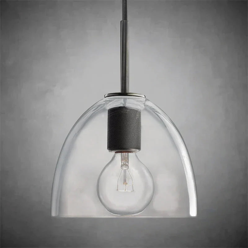 Utilitaiye Cloche Shade Pendant-Bronze-