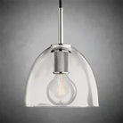 Utilitaiye Cloche Shade Pendant-Polished Nickel-