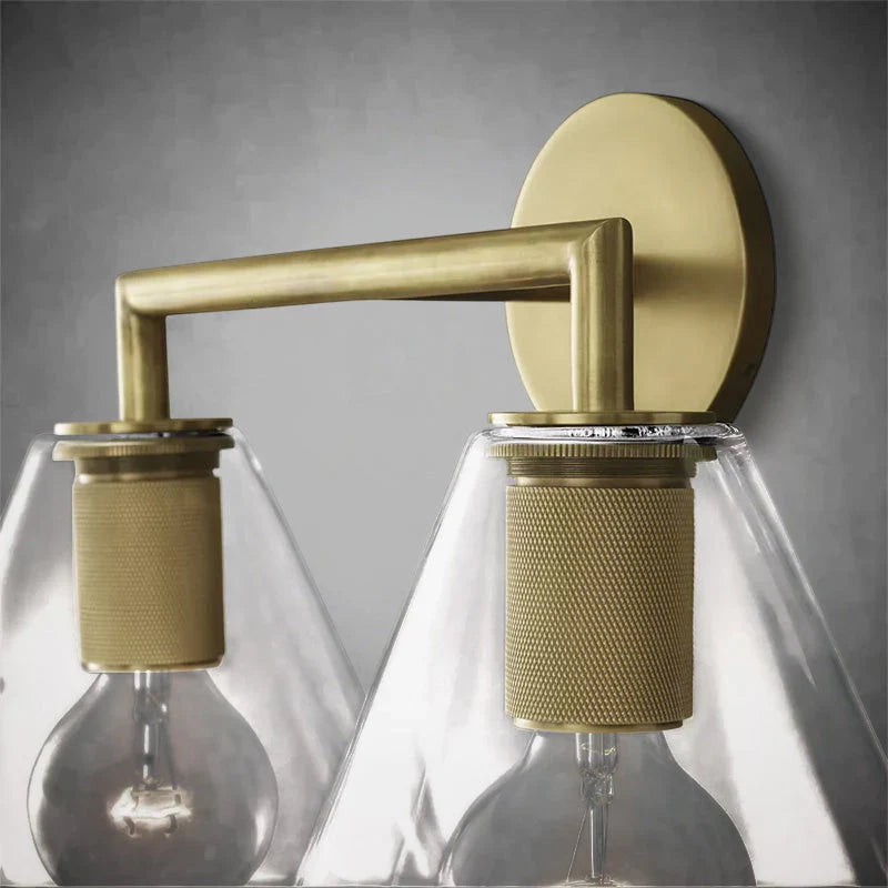 Utilitaiye Funnel Shade Double Sconce-