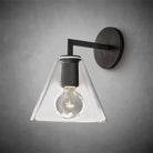 Utilitaiye Funnel Shade Sconce-Bronze-