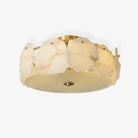 Valeria Alabaster Ceiling Lamp - ∅ 17.7″ x H 7.9″Copper & WhiteBlushlighting