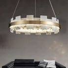 Varnaka Alabaster Chandelier Light-Blushlighting