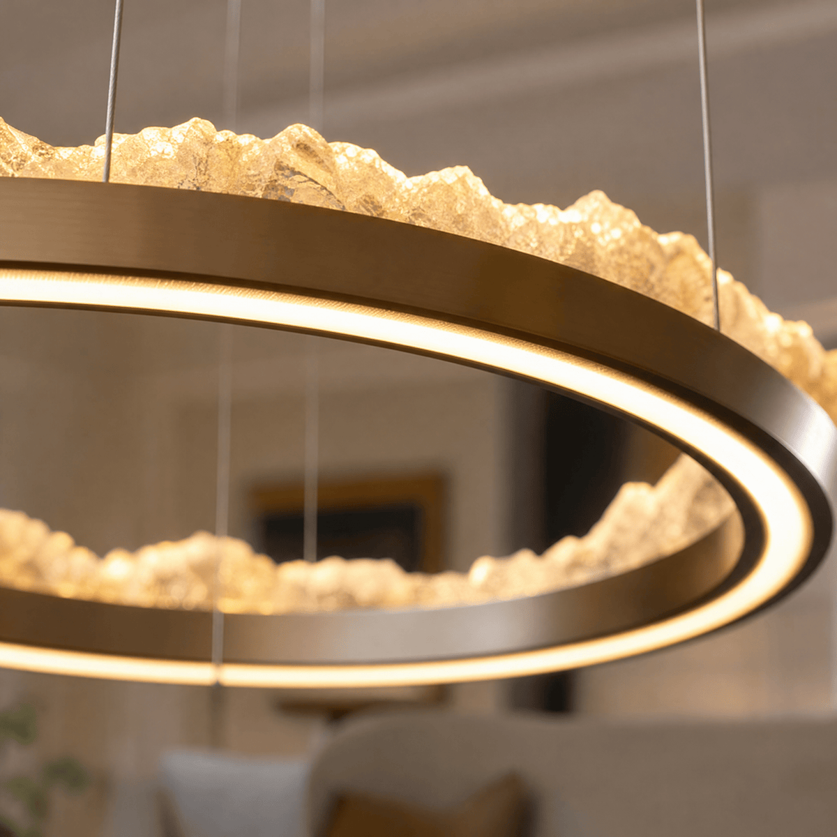 Vast Realm Modern Multi-Tier Cluster Chandelier - Blushlighting