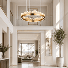 Vast Realm Modern Sculptural Pendant Light - 15.7in / 400mmBlushlighting