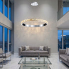Vega Ring Crystal Chandelier - Ø22" × H2.8" (Ø56 × H7 cm)Blushlighting
