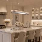 Vega Ring Crystal Chandelier - Ø22" × H2.8" (Ø56 × H7 cm)Blushlighting