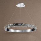 Vega Ring Crystal Chandelier - Ø22" × H2.8" (Ø56 × H7 cm)Blushlighting