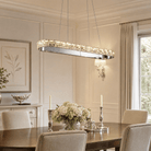 Vega Ring Crystal Chandelier - Ø22" × H2.8" (Ø56 × H7 cm)Blushlighting