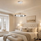 Vega Ring Crystal Chandelier - Ø22" × H2.8" (Ø56 × H7 cm)Blushlighting