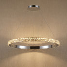Vega Ring Crystal Chandelier - Ø22" × H2.8" (Ø56 × H7 cm)Blushlighting