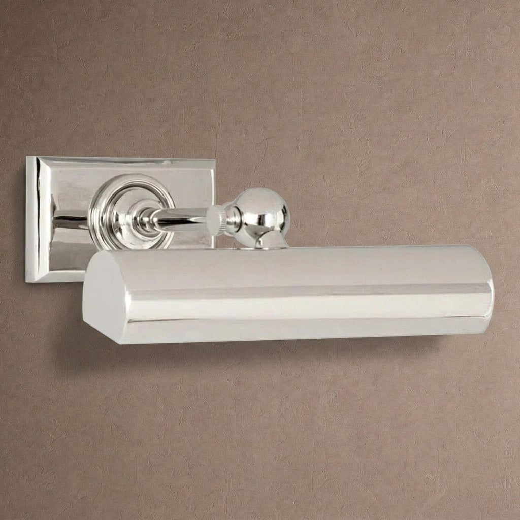 Vella Brass Picture Light - Polished Nickel8″ WBlushlighting
