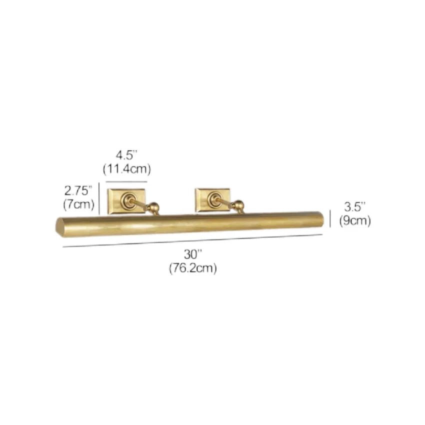 Vella Brass Picture Light - Polished Nickel30″ WBlushlighting