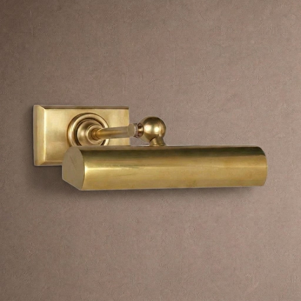 Vella Brass Picture Light - Antique Brass8″ WBlushlighting