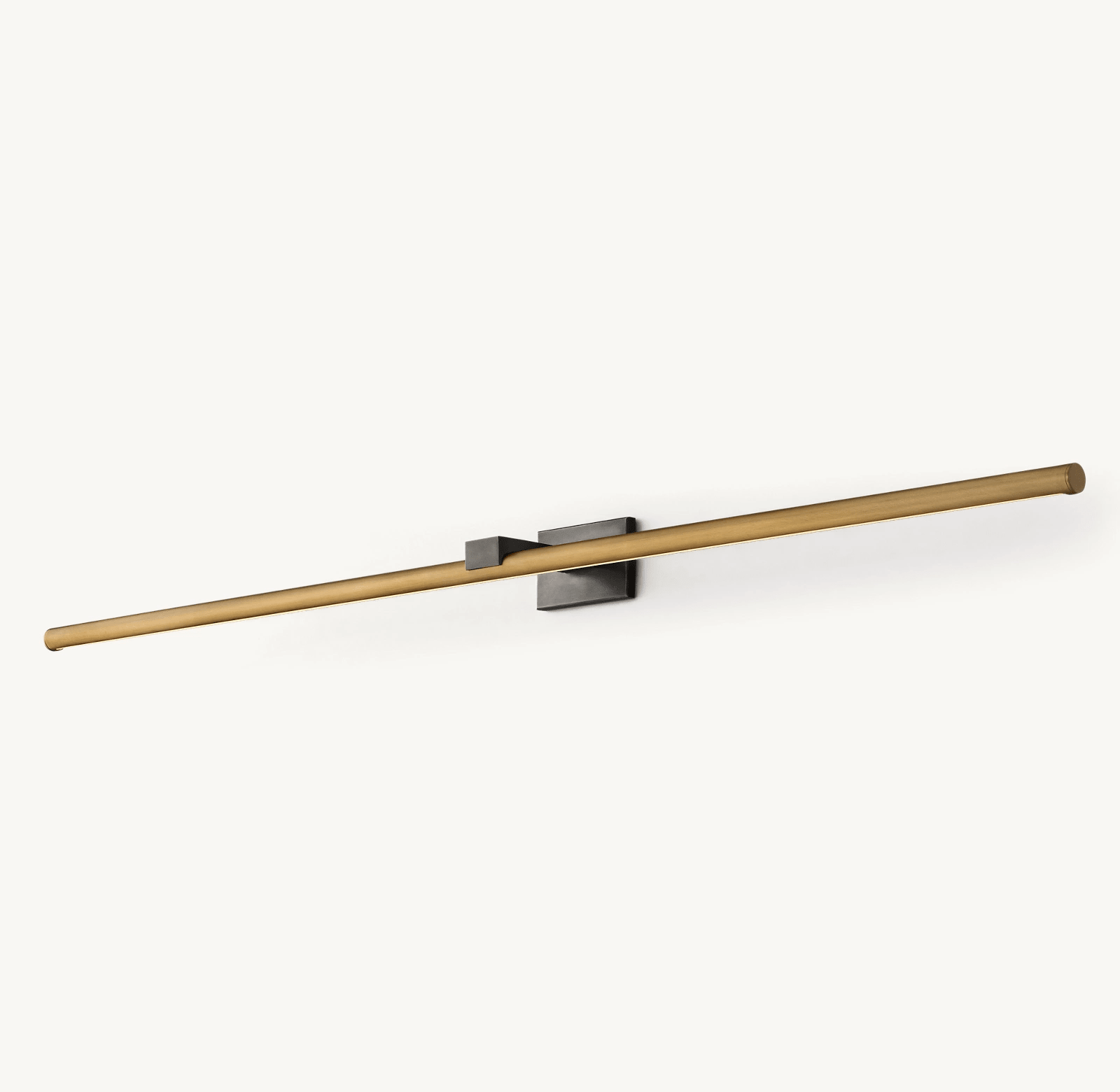Vella Round Picture Light - Bronze/ Lacquered Burnished Brass48"Blushlighting