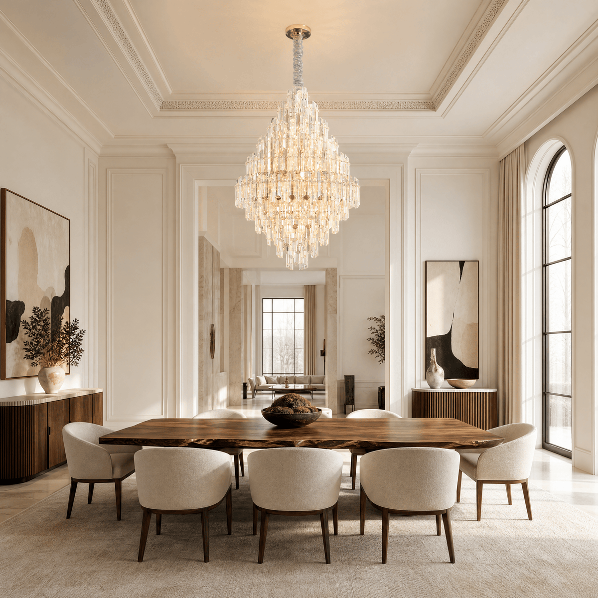 Velo Crystal Chandelier - Blushlighting