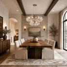Velo Crystal Crown Chandelier - Blushlighting