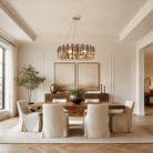 Velo Crystal Halo Chandelier - Blushlighting