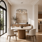 Velo Crystal Halo Chandelier - Blushlighting