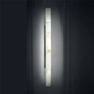 Venus Modern Linear Alabaster Wall Sconce 3'' 4.7'' - 3'' W x 22'' HBrassBlushlighting