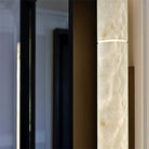Venus Modern Linear Alabaster Wall Sconce 3'' 4.7'' - 3'' W x 22'' HBrassBlushlighting