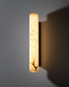 Venus Modern Linear Alabaster Wall Sconce 3'' 4.7'' - 3'' W x 22'' HBrassBlushlighting