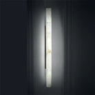 Venus Modern Linear Alabaster Wall Sconce 3'' 4.7''-3'' W x 22'' H-Brass-Blushlighting