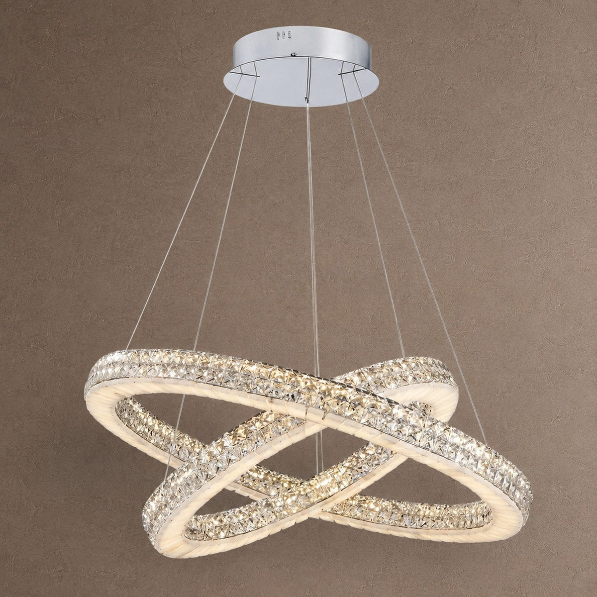 Vera Alabaster Tiered Chandelier 31" - Blushlighting