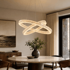 Vera Alabaster Tiered Chandelier 31" - Blushlighting