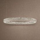 Vera Crystal and Alabaster Chandelier - Ø31.5" × H2.4" (Ø80 × H6 cm)Blushlighting