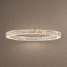 Vera Crystal and Alabaster Chandelier - Ø23.6" × H2.4" (Ø60 × H6 cm)Blushlighting