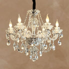 Veridian Grandeur Crystal Chandelier - 3 Lights D20.1"*H17.7"Warm LightBlushlighting