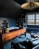 Veritas Black Chandelier 36'' For living room, bedroom, Foyer Entryway - Blushlighting