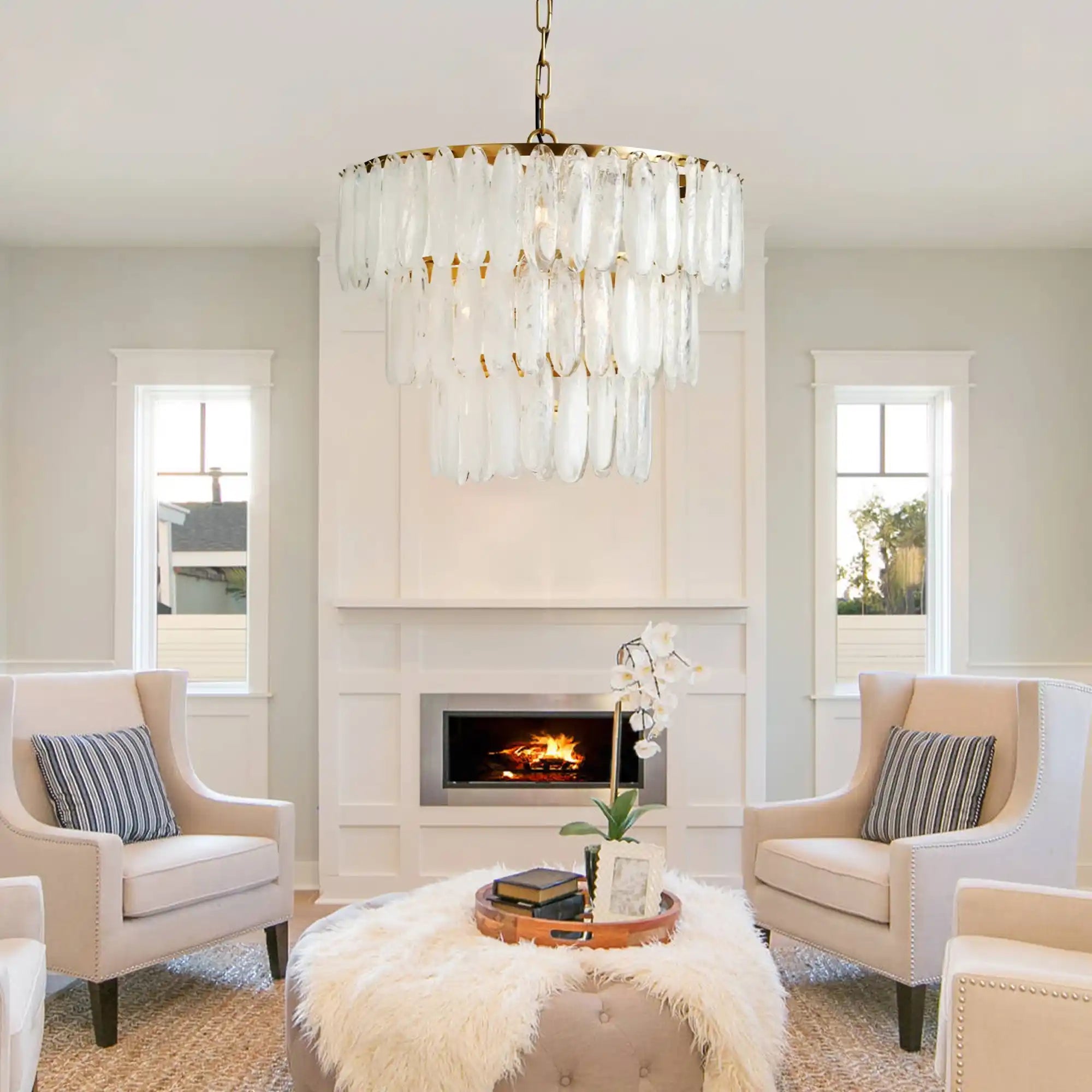 Verna 3 - Tier Chandelier - Blushlighting