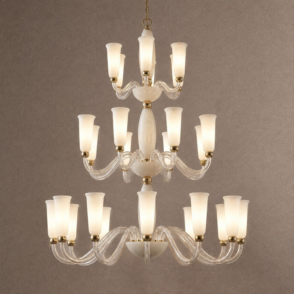 Versace Organic Modern Luxury Chandelier - Blushlighting