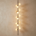 Vertical Orb Cascade Alabaster Pendant Light - H70.9" (180 cm)Blushlighting