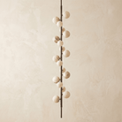 Vertical Orb Cascade Alabaster Pendant Light - H70.9" (180 cm)Blushlighting