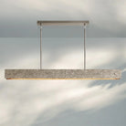 Veuvery Linear Chandelier 54" 72"-chandeliers for dining room,chandeliers for stairways,chandeliers for foyer,chandeliers for bedrooms,chandeliers for kitchen,chandeliers for living room-72''-Pewter-Blushlighting